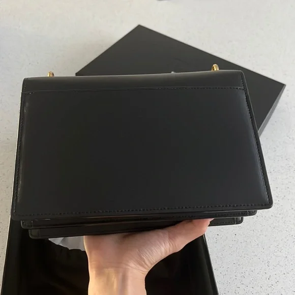 YSL Sunset Medium (Black/Gold Hardware) - Picture 8 of 11